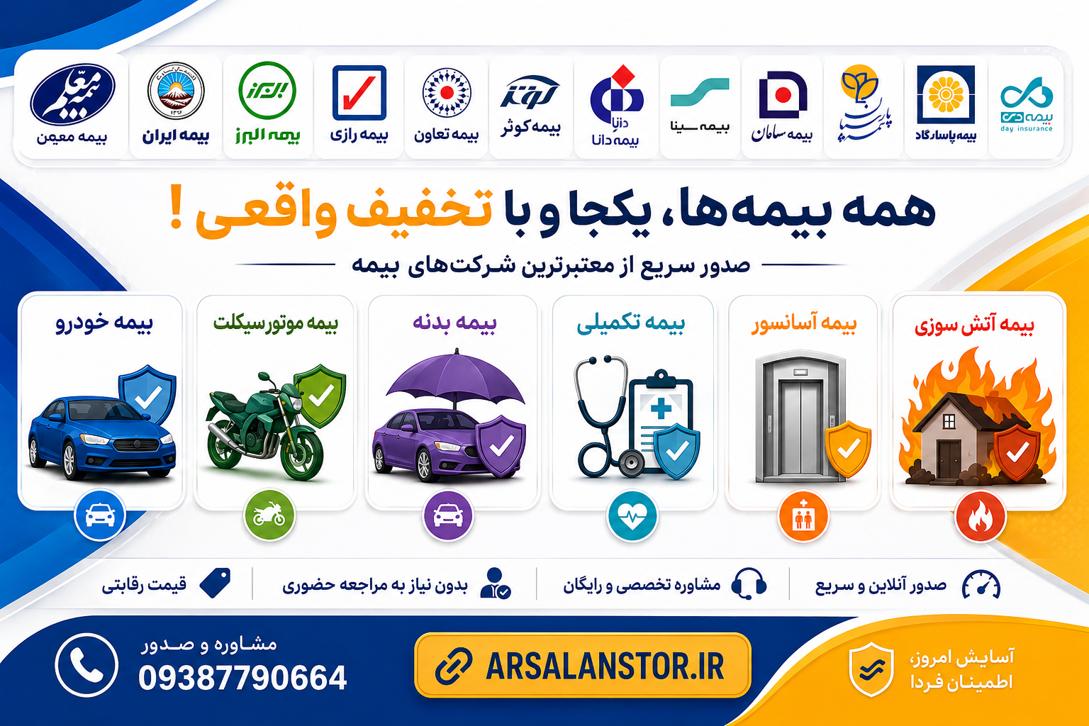 انواع بیمه نامه