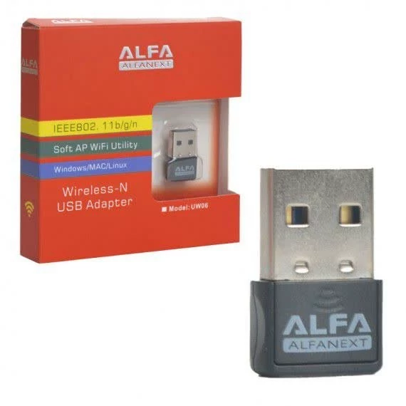 کارت شبکه USB بی سیم آلفا مدل UW06