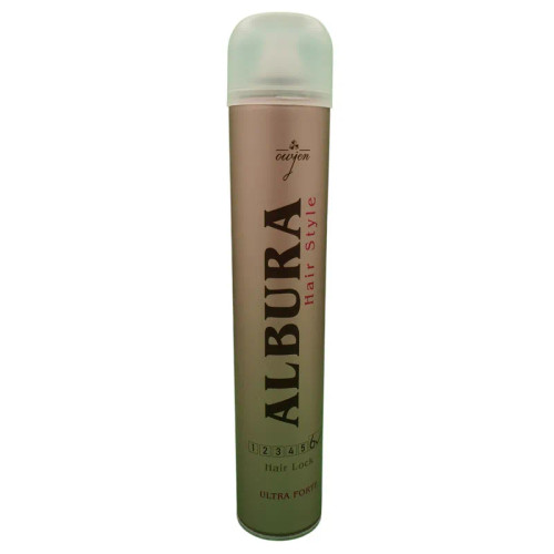 اسپری چسب مو آلبورا مدل Ultra Forte 6 حجم 400 میلی لیتر