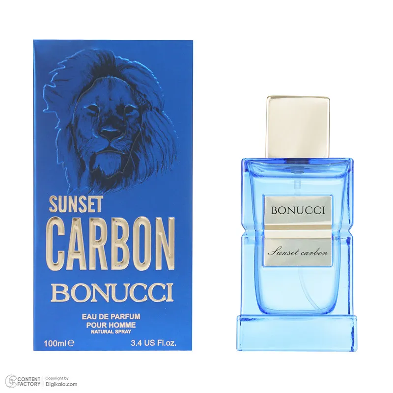 ادو پرفیوم مردانه بونوچی مدل Sunset Carbon حجم 100 میلی لیتر