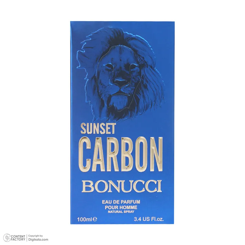 ادو پرفیوم مردانه بونوچی مدل Sunset Carbon حجم 100 میلی لیتر