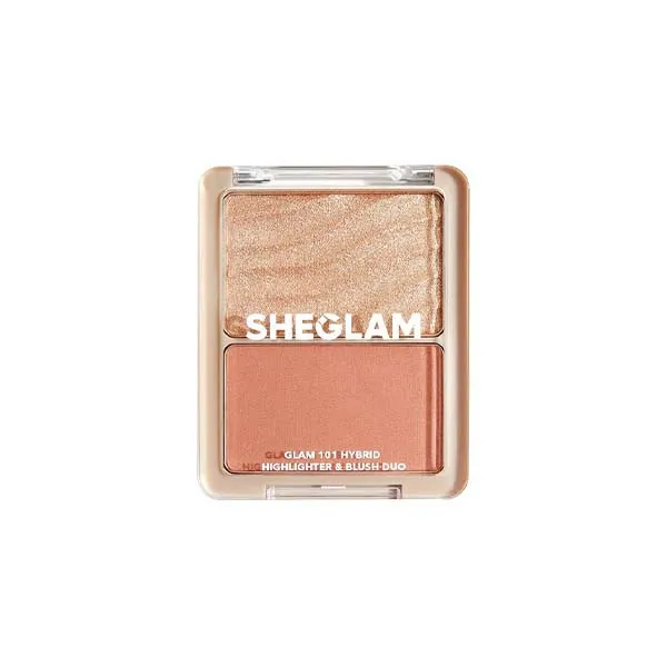پالت هایلایتر و رژگونه شیگلم مدل Glam Hybrid شماره 101