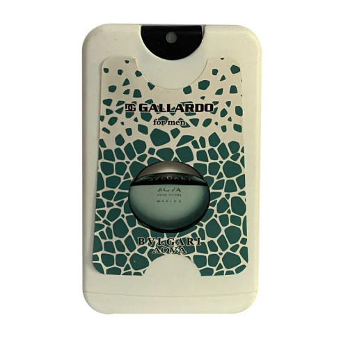 عطر جیبی مردانه گالاردو مدل آکوا بولگاری حجم 45 میلیلیتر با رایحه خنک