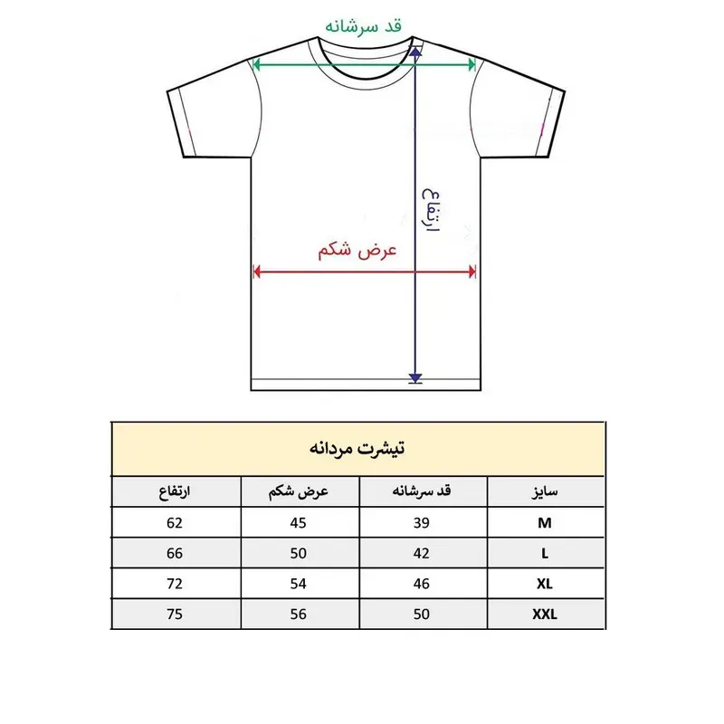 تیشرت آستین کوتاه مردانه طرح برج میلاد جنس نخ و پلیاستر