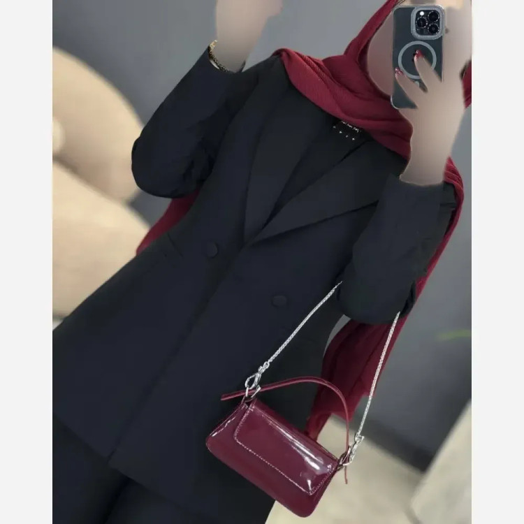 کت و شلوار زنانه مازراتی مدل رانا رنگ مشکی