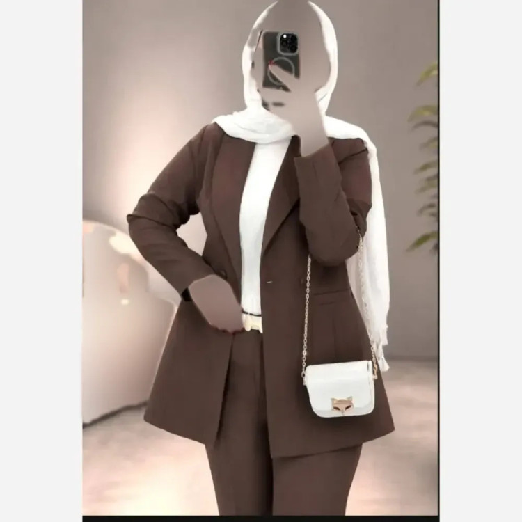 کت و شلوار زنانه مازراتی مدل رانا رنگ مشکی