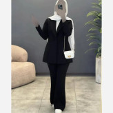 کت و شلوار زنانه مازراتی مدل رانا رنگ مشکی