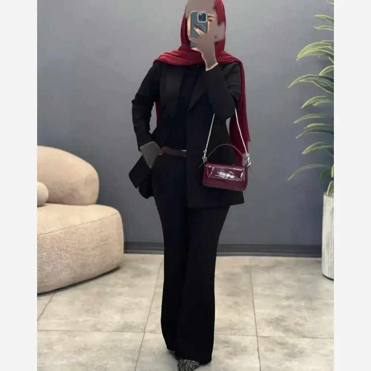 کت و شلوار زنانه مازراتی مدل رانا رنگ مشکی