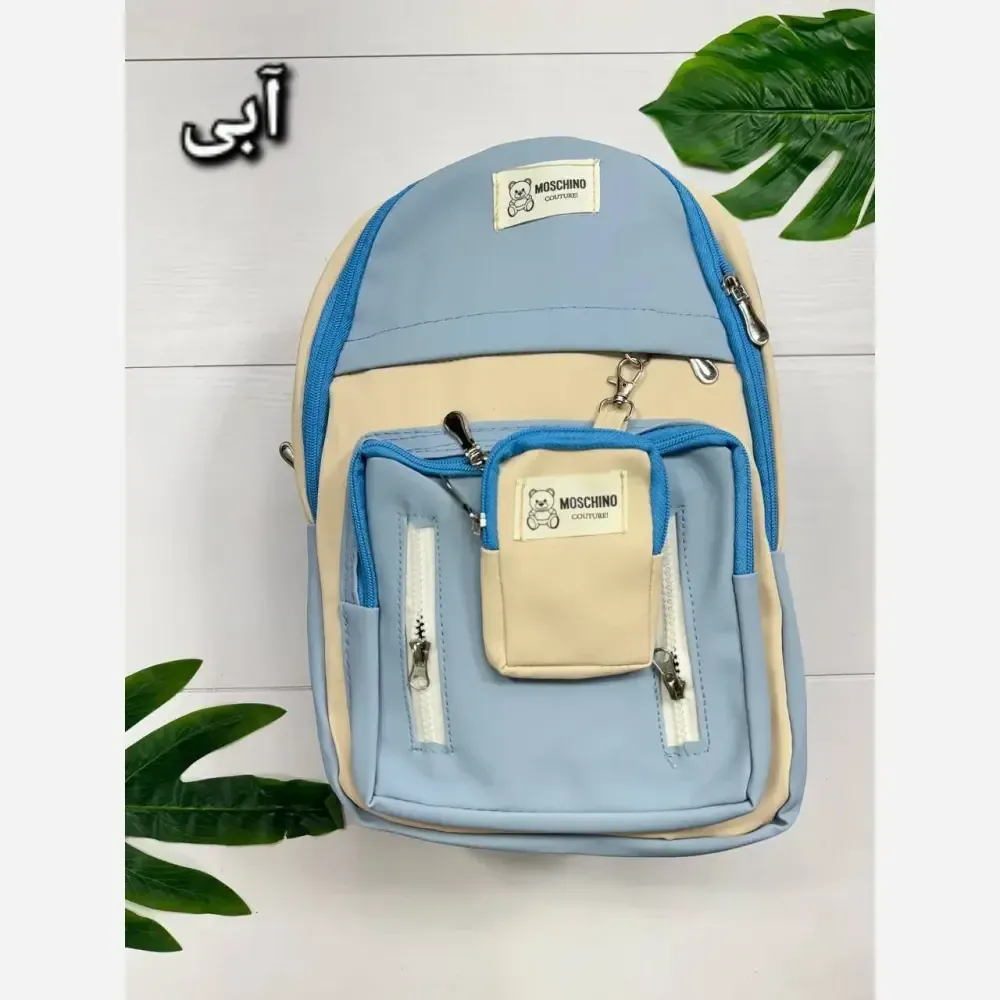 کوله پشتی دیبا ضد آب مدل زرین سه زیپ اندازه 40 در 28 سانتی متر