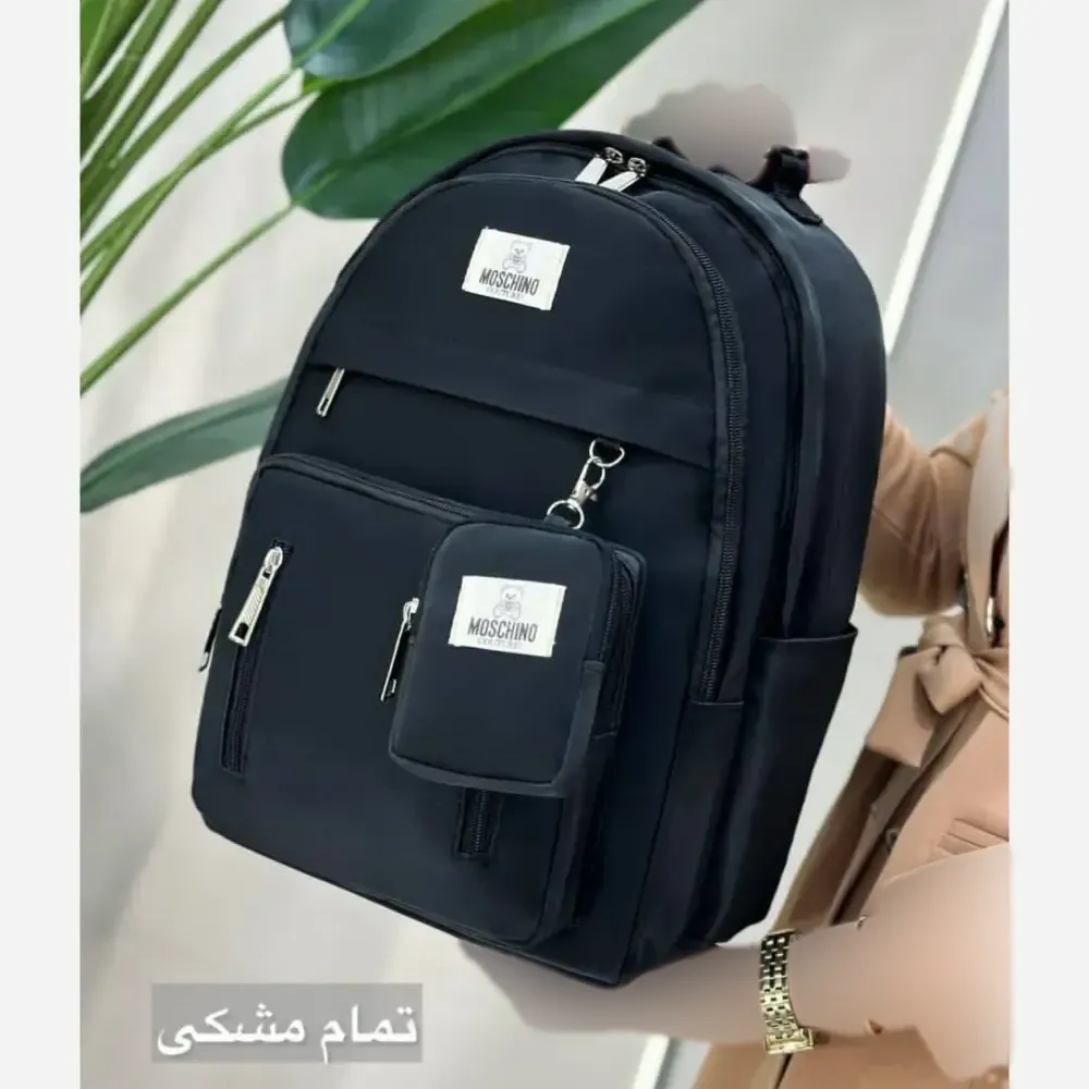 کوله پشتی دیبا ضد آب مدل زرین سه زیپ اندازه 40 در 28 سانتی متر