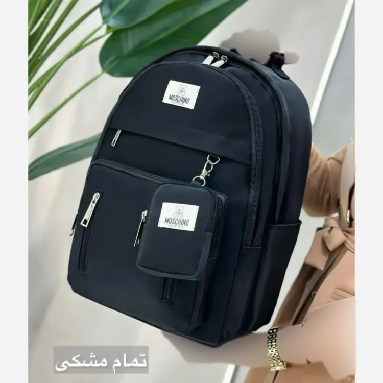 کوله پشتی دیبا ضد آب مدل زرین سه زیپ اندازه 40 در 28 سانتی متر