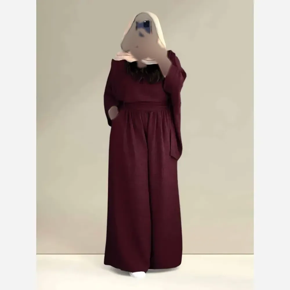 ست بلوز و شلوار زنانه جنس شانتون سایز فری 38 تا 48