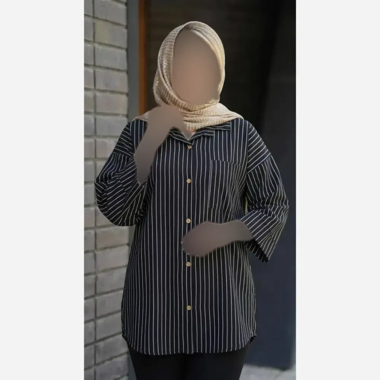 شومیز مانتویی مراکشی دیپلمات درجه یک فری سایز 38 تا 50