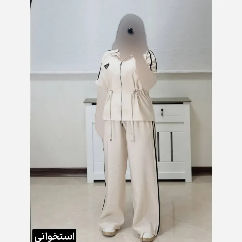 ست شومیز و شلوار زنانه جنس بزیاق فری سایز تا 48