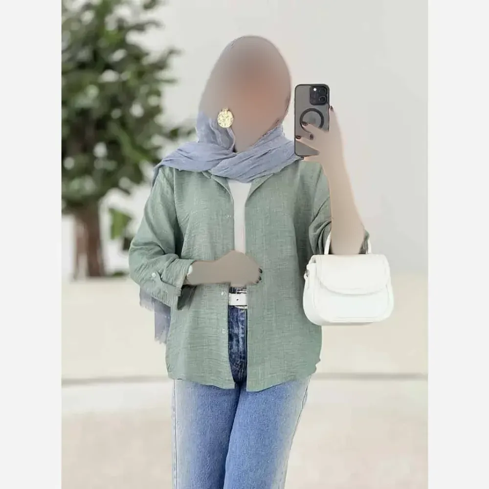 مدل بلانکا شومیز زنانه شانتون صوفیا فری سایز