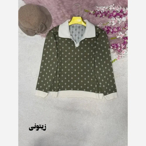 پلو بافت ملیسا جنس بافت اکرولیک فری سایز 38 تا 46