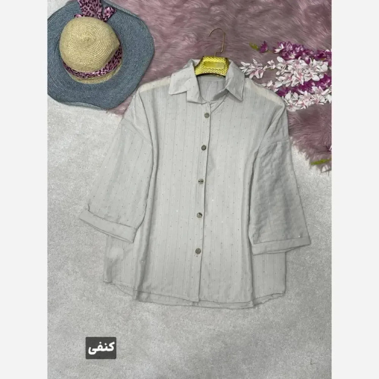 شومیز مراکشی شانتون کوک دوزی فول نگین فری سایز 38 تا 46