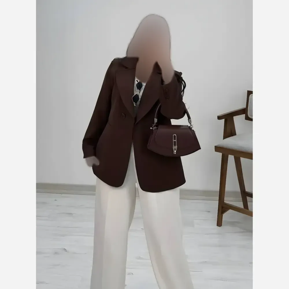 کت اسپرت زنانه نگار جنس کرپ مازراتی لایی کوبی شده
