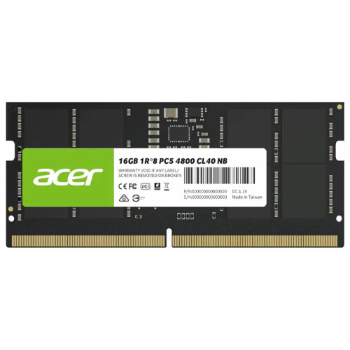 رم لپ تاپ ایسر Acer SD200 DDR5 16GB Single 4800MHz CL40