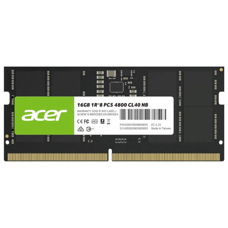 رم لپ تاپ ایسر Acer SD200 DDR5 16GB Single 4800MHz CL40