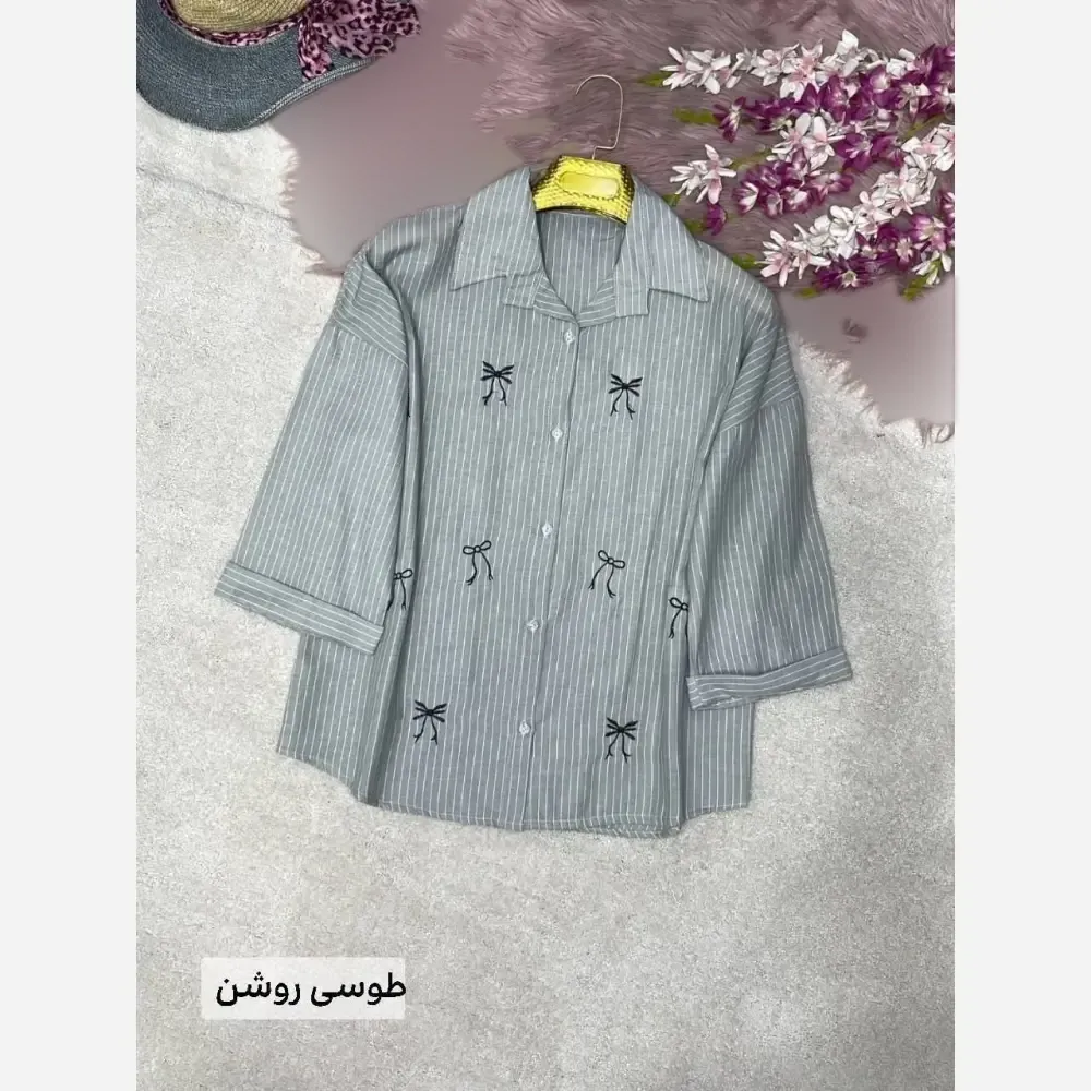 شومیز مانتویی لنین ایرانا سایز 38 تا 48