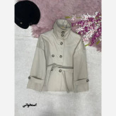 ترنج کت زارا کتان فری سایز 38 تا 46 یقه دو حالته