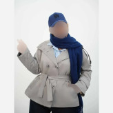 ترنج کت زارا کتان فری سایز 38 تا 46 یقه دو حالته