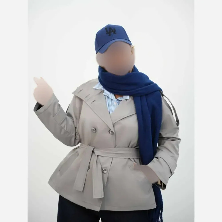 ترنج کت زارا کتان فری سایز 38 تا 46 یقه دو حالته