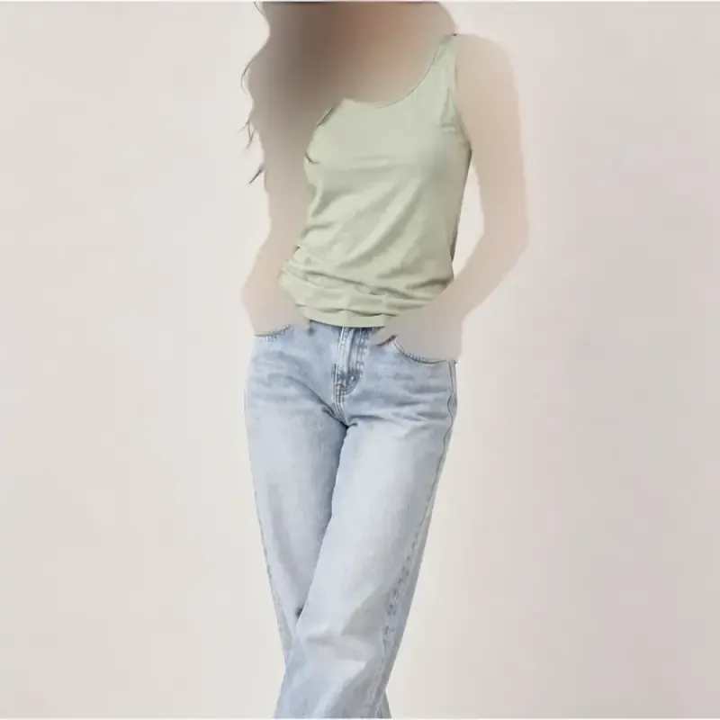 تاپ وارداتی پنبه زنانه و دخترانه تک سایز مارک Angel