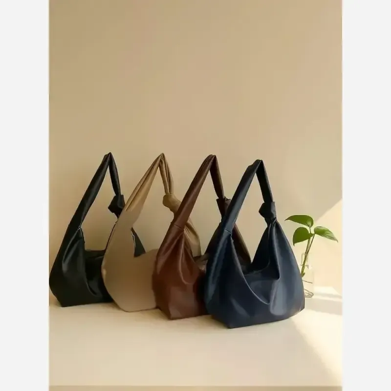 کیف زنانه یک طرف گره جنس وارداتی رنگ مشکی