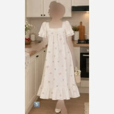 پیراهن زنانه نخ موسلین پینترستی قد 90 سایز 38 تا 46