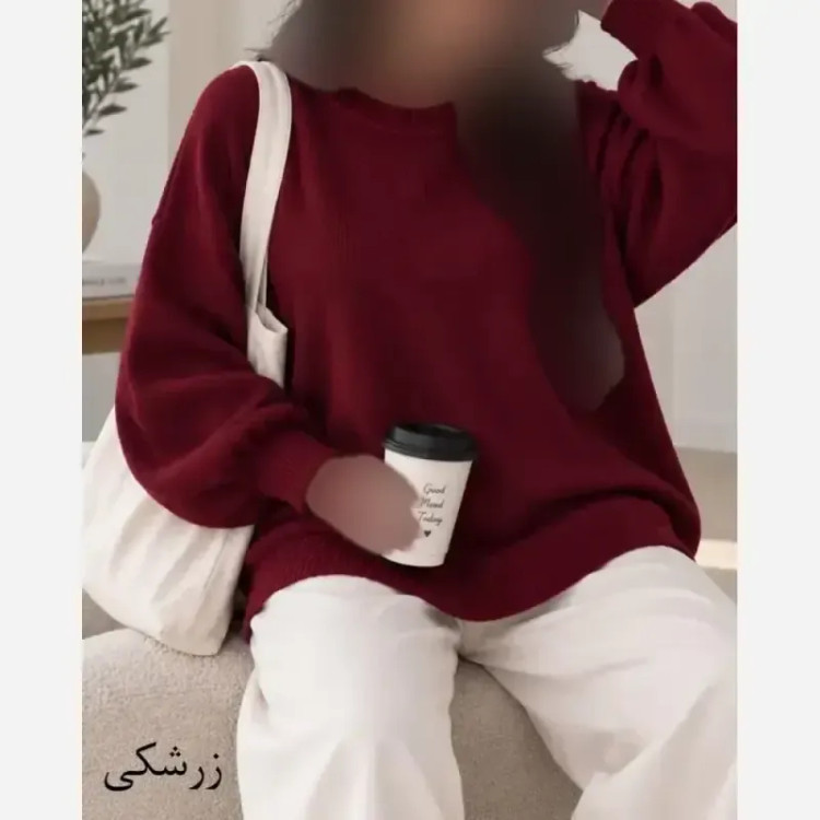 بلوز بافت زنانه نخ ترک ساده لش ضد حساسیت سایز 36 تا 50