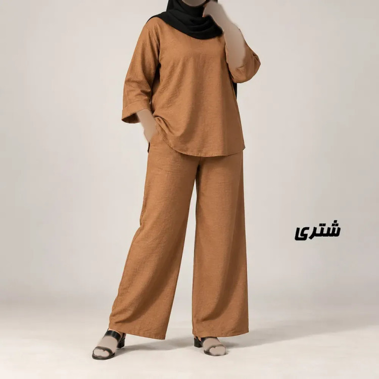ست بلوز شلوار زنانه صوفیا فری سایز مناسب تا سایز 50