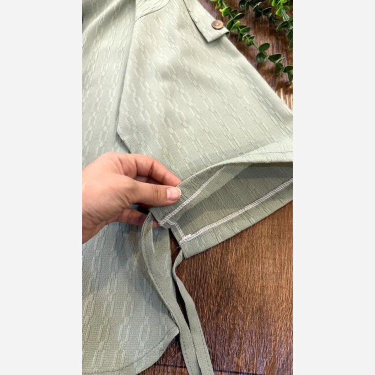 شومیز مانتویی دخترانه و نوجوان جنس آیوا مدل شمیم